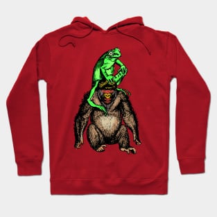 The King Frog and The Gordo Gorilla Hoodie